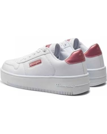 CHAMPION SCARPE CHAMPION REBOUND PLATFORM GLITZ LOW CUT BIANCHE DONNA BLANCO