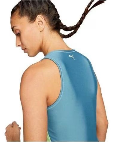 CANOTTA SPORTIVA PUMA FIT EVERSCULPT DONNA BLU 48