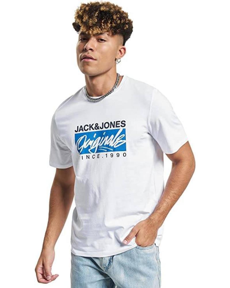JACK AND JONES CAMISETA BLANCA JACK & JONES JORRACES BLANCO