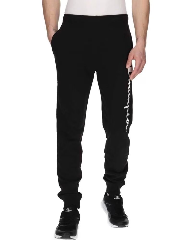 CHAMPION PANTALON DE CHANDAL RIB CUFF EN PARA HOMBRE NEGRO