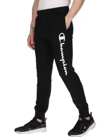 CHAMPION PANTALON DE CHANDAL RIB CUFF EN PARA HOMBRE NEGRO