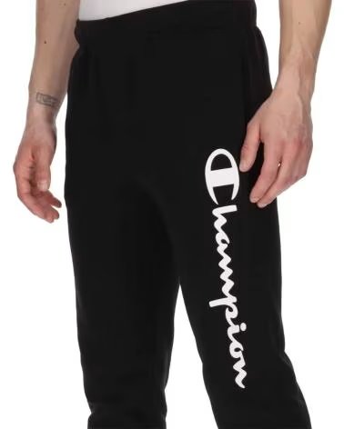 CHAMPION PANTALON DE CHANDAL RIB CUFF EN PARA HOMBRE NEGRO