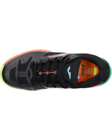 JOMA ZAPATILLA SLAM BLACK ORANGE 2201 PADEL NEGRO NARANJA