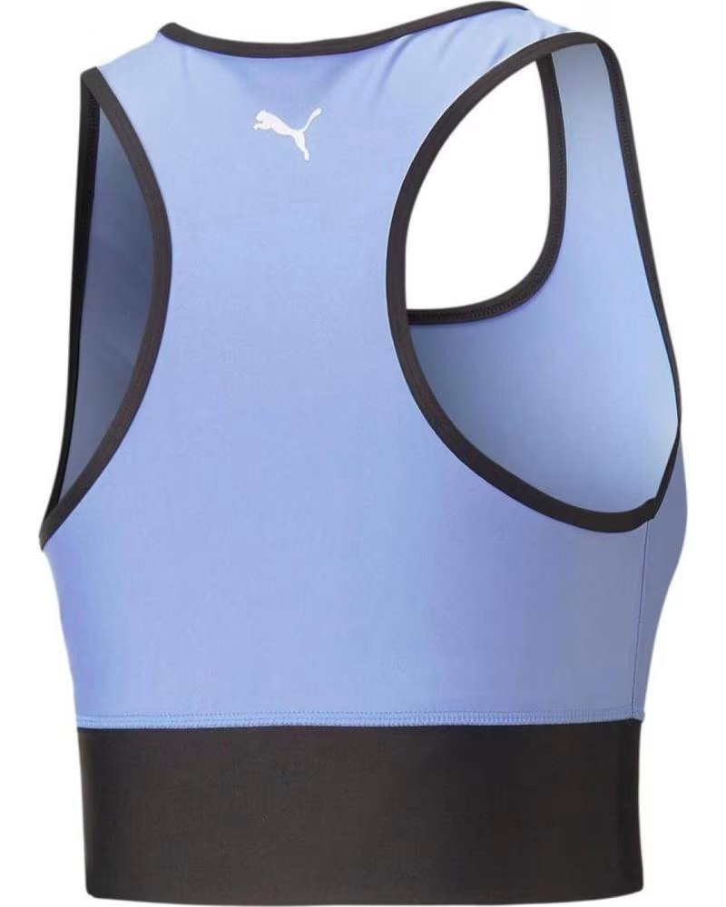 TOP DEPORTIVO MUJER PUMA RACERBACK AZUL MARINO AZUL
