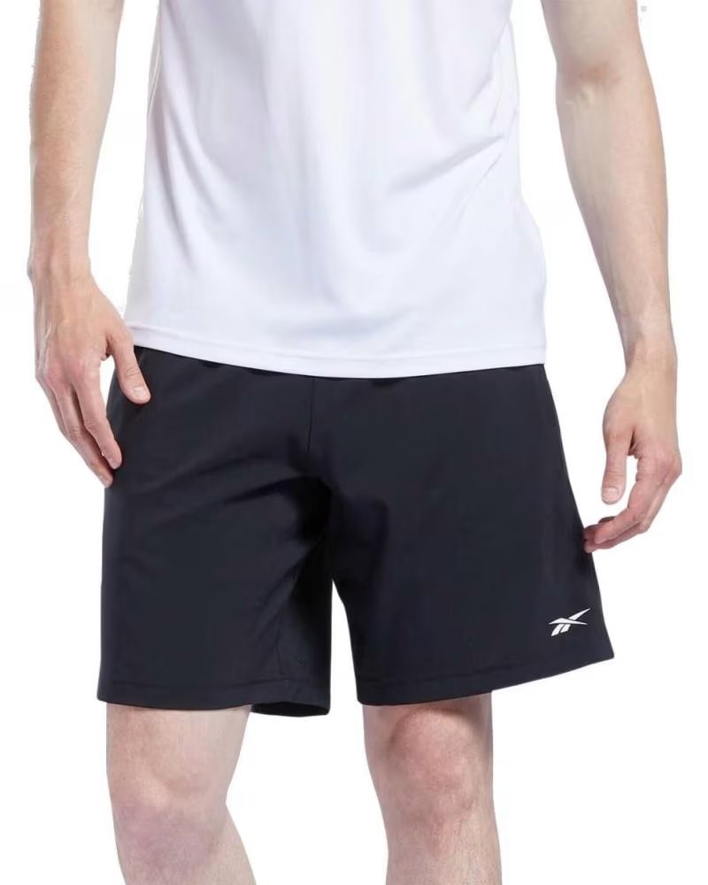 REEBOK Pantalon Corto Workout Ready en negro para hombre MULTICOLOR
