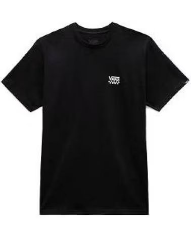 VANS OFF THE WALL T-SHIRT VANS LEFT CHEST LOGO II NERA NEGRO