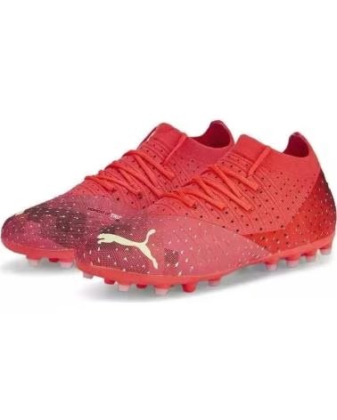 PUMA Botas De Futbol 107001-03 en rojo para ninos FIERY CORA