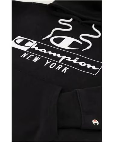 CHAMPION SUDADERA CHAMPION LOGO "NEW YORK" NEGRA PARA HOMBRE NEGRO