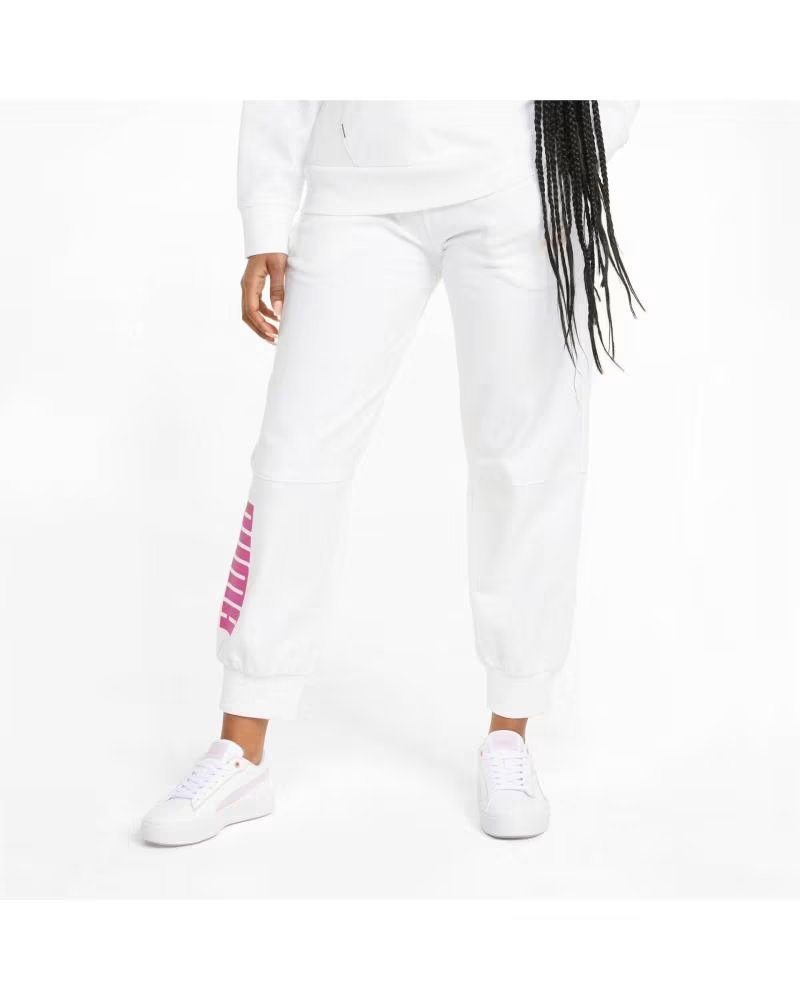 PUMA PANTALON PUMA POWER COLORBLOCK BLANC BLANCO