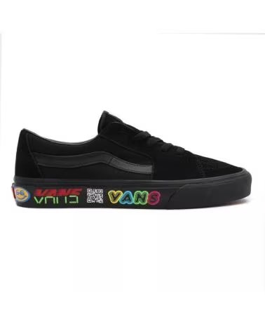 VANS OFF THE WALL VANS UA SK8-LOW DISRUPTIVE BLACK SNEAKERS FOR MEN NEGRO