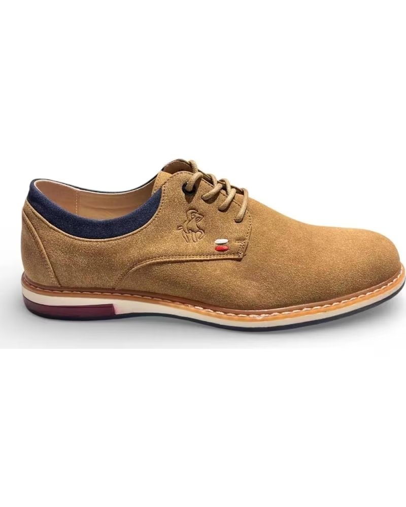 TIMBOS MEN´S CASUAL DRESS SHOE TIMBOS CAMEL 132450 MARRóN