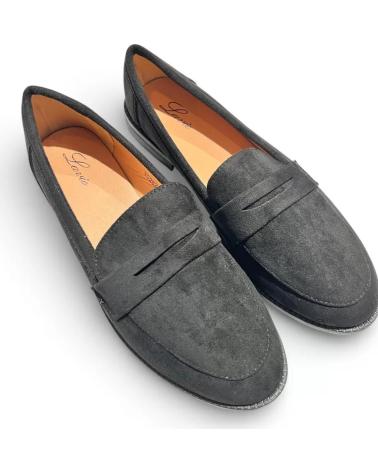 TIMBOS MOCASINES PLANOS DE MUJER TIMBOS NEGRO NEGRO