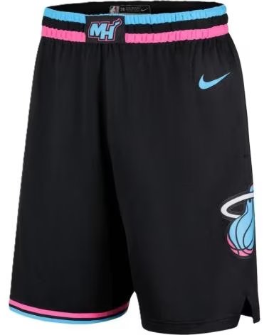 NIKE SHORT NIKE MIAMI HEAT CITY EDITION NBA SWINGMAN 0