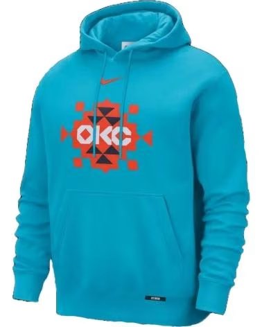MOLETOM NIKE NBA OKLAHOMA CITY THUNDER CLUB LOGO 1 MASCULINO 1