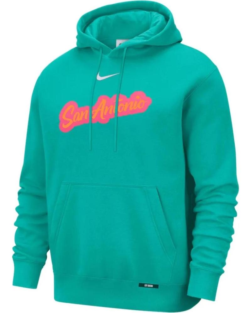 NIKE SUDADERA NIKE SAN ANTONIO SPURS NBA CE CLUB LOGO 1