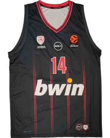 GSA OFFIZIELLES OLYMPIACOS EUROLEAGUE TRIKOT 2026 ALEKSANDER VEZENKOV 1