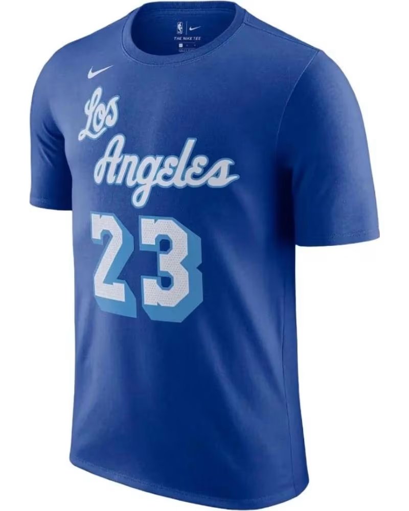 NIKE MAGLIETTA NIKE LEBRON JAMES LOS ANGELES LAKERS CITY EDITION 23 BLU 1