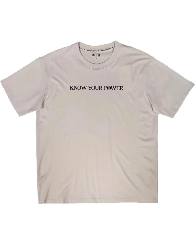 ANTA CAMISETA DE MANGA CORTA 872531114-1 EN BEIGE PARA UNISEX NAN