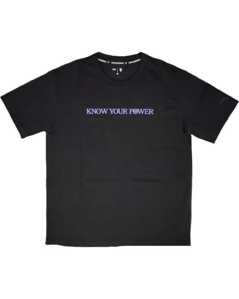 ANTA CAMISETA DE MANGA CORTA 872531114-4 EN NEGRO PARA UNISEX NAN