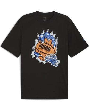 PUMA CAMISETA PUMA HOOPAVERSE 3 NEGRA HOMBRE 1