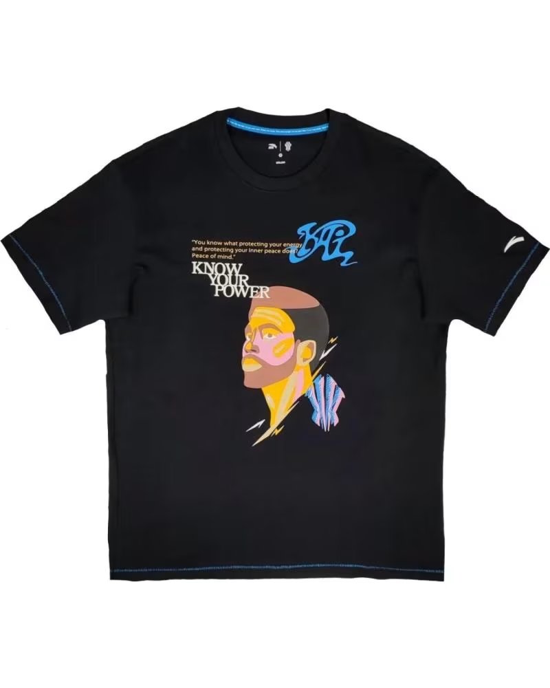 ANTA CAMISETA ANTA KAI KNOW YOUR POWER PRETA 1