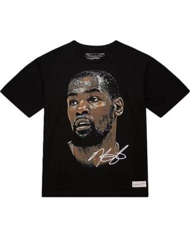 MITCHELL NESS T-SHIRT MITCHELL & NESS KEVIN DURANT REAL BIG FACE 1