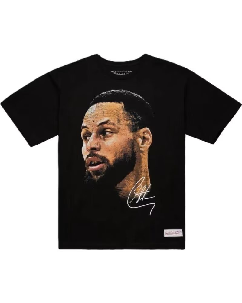 MITCHELL NESS MITCHELL & NESS STEPHEN CURRY REAL BIG FACE 1 T-SHIRT 1