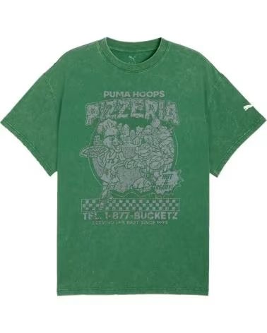 PUMA PUMA HOOPS X TEENAGE MUTANT NINJA TURTLES T-SHIRT GRÜN 1