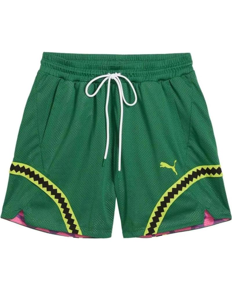 PUMA PANTALÓN CORTO PUMA HOOPS X TORTUGAS NINJA VERDE 1