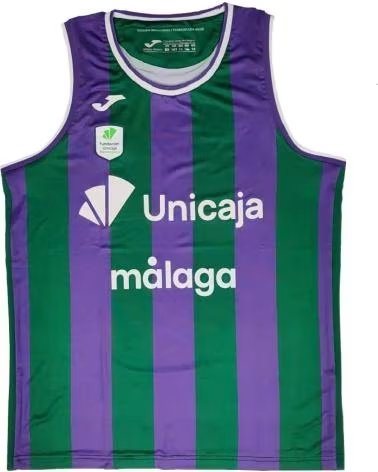 JOMA MAGLIA UFFICIALE UNICAJA MÁLAGA BASKET 2024-2025 VERDE