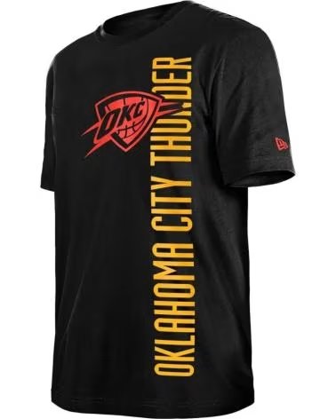 NEW ERA NEW ERA T-SHIRT OKLAHOMA CITY THUNDER NBA CITY EDITION 2024 1
