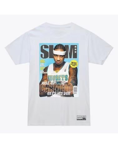 MITCHELL NESS T-SHIRT MITCHELL & NESS CARMELO ANTHONY COPERTINA SLAM 1