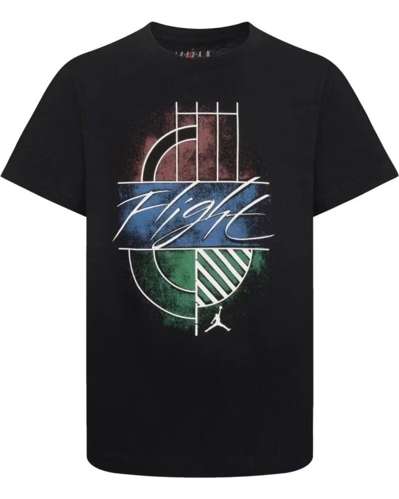 JORDAN JORDAN T-SHIRT JDB MJ´S PLAYGROUND FLIGHT TEE JUNIOR BLACK 1