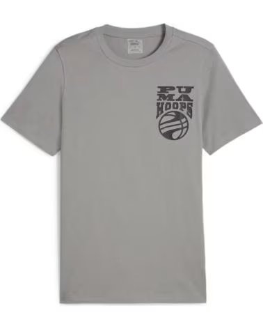 PUMA CAMISETA DE MANGA CORTA 624828-02 EN GRIS PARA HOMBRE MULTICOLOR