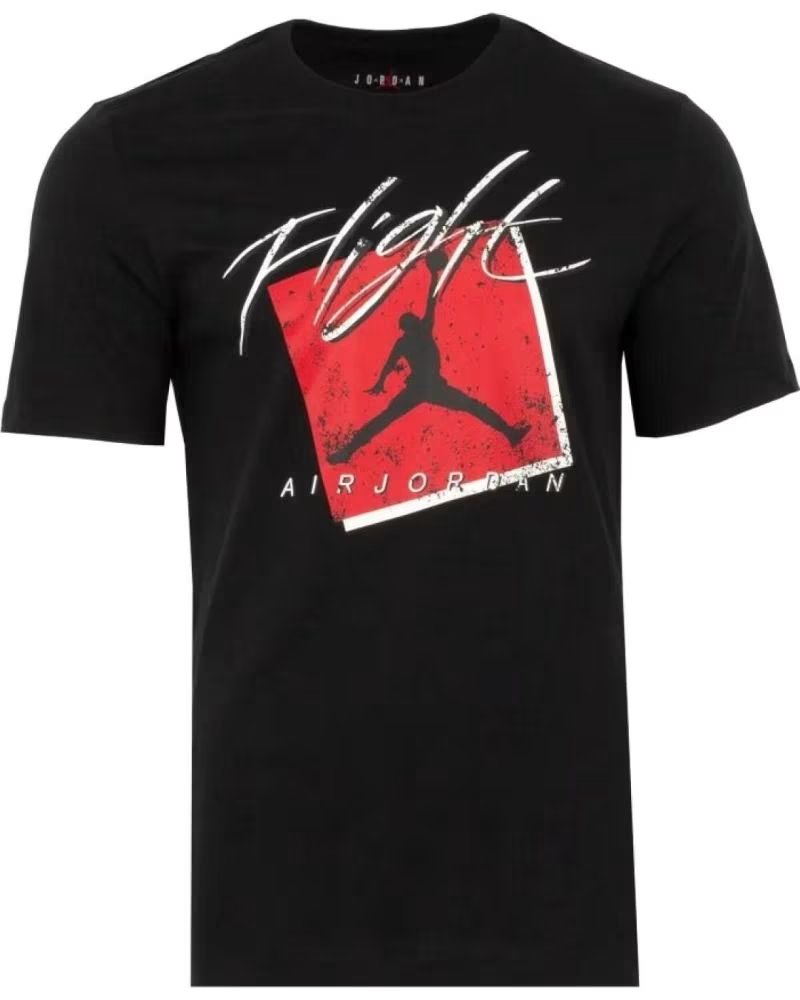 JORDAN CAMISETA JORDAN JUMPMAN FLIGHT GRAPHIC PRETA 1