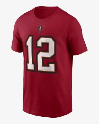 NIKE NIKE NFL T-SHIRT TOM BRADY TAMPA BAY BUCCANEERS #12 1