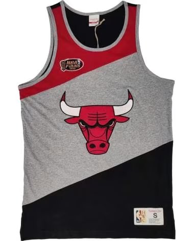 MITCHELL NESS CAMISETA REGATA MITCHELL & NESS CHICAGO BULLS NBA COLORBLOCKED DE ALGODÃO 1