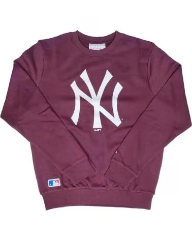NEW ERA MOLETOM NEW ERA NEW YORK YANKEES TEAM LOGO CREW BURGUNDY 1