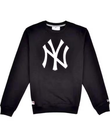 NEW ERA MOLETOM NEW ERA NEW YORK YANKEES LOGO CREW PRETO 1