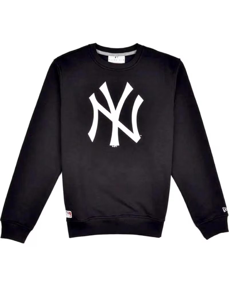 NEW ERA MOLETOM NEW ERA NEW YORK YANKEES LOGO CREW PRETO 1