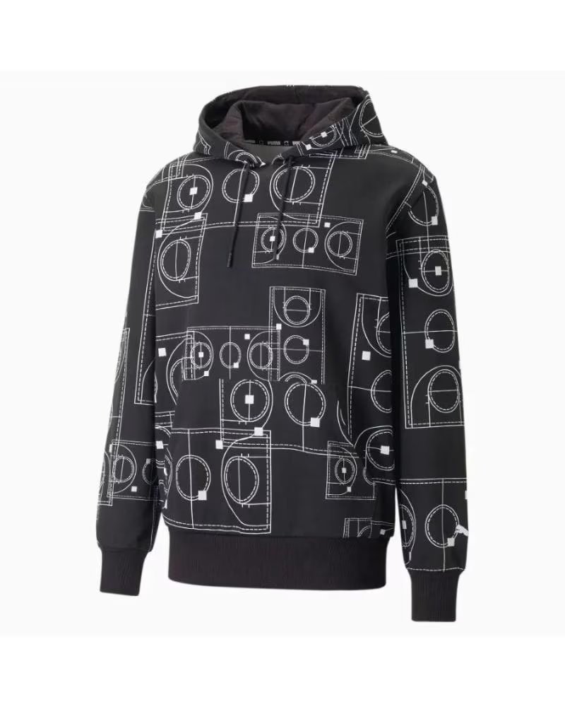 PUMA SUDADERA CON CAPUCHA 538560-01 EN NEGRO PARA HOMBRE
