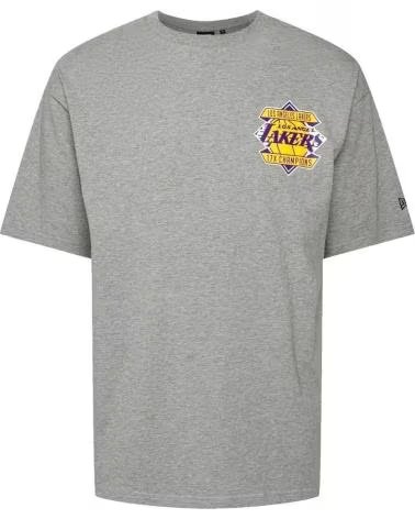 NEW ERA CAMISETA NBA CHAMPIONSHIP LAKERS BACK PRINT LOGO OVERSIZED E CAMISETA NBA CHAMPIONSHIP LAKERS BACK PRINT LOGO OVERSIZED 