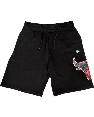 NEW ERA SHORT NEW ERA CHICAGO BULLS NBA TEAM LOGO PRETO 1
