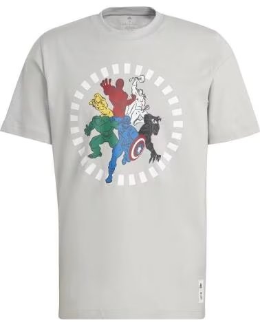 ADIDAS CAMISETA DE MANGA CORTA HU0114 EN GRIS PARA HOMBRE