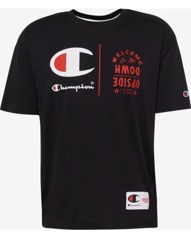 CHAMPION CAMISETA DE MANGA CORTA 217791-CHA-KK002 EN NEGRO PARA HOMBR