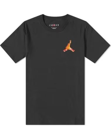 JORDAN JORDAN JUMPMAN 3D GRAPHIC T-SHIRT SCHWARZ 1