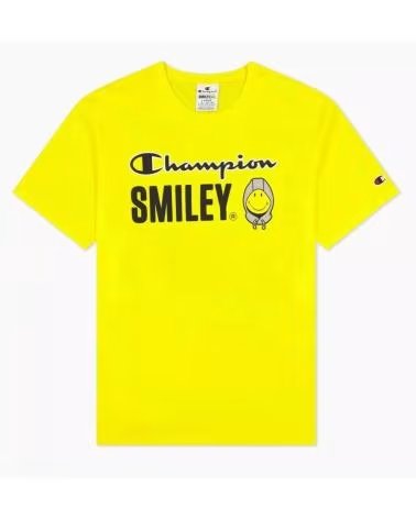 CHAMPION CAMISETA DE MANGA CORTA 218221-YS002 EN AMARILLO PARA HOMBRE