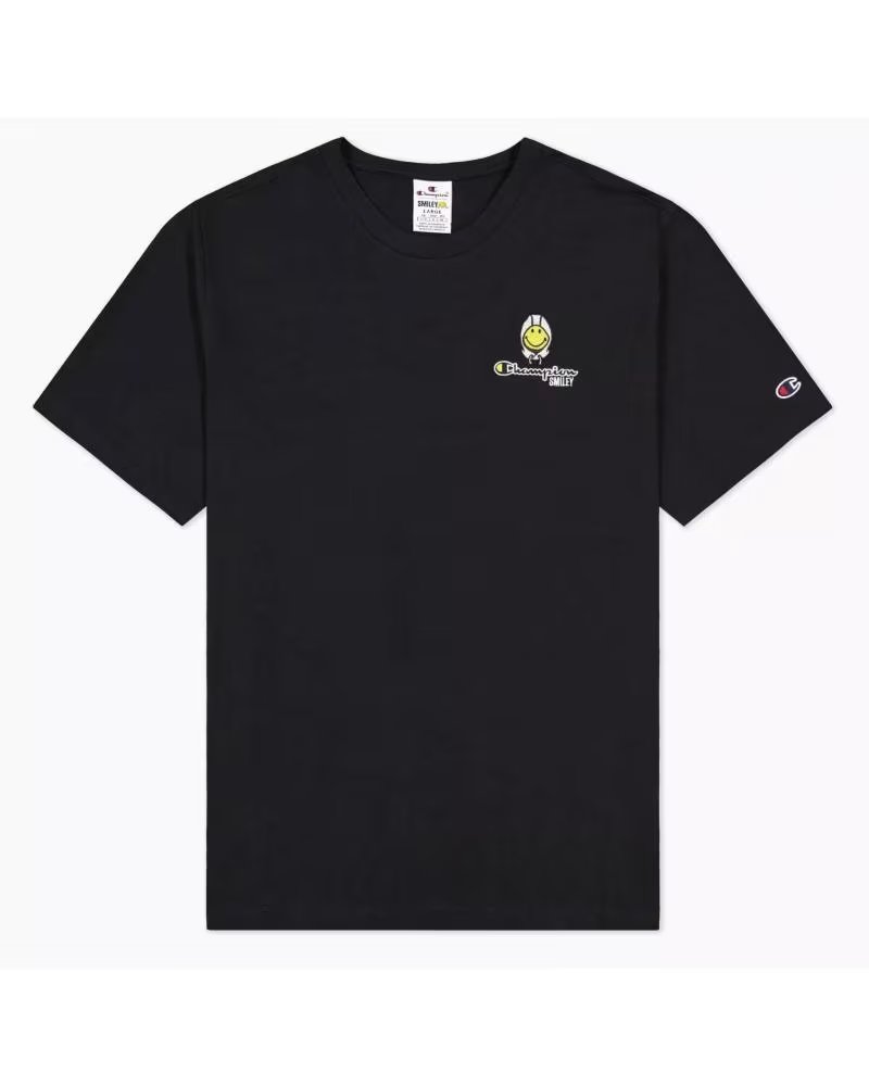 CHAMPION CAMISETA DE MANGA CORTA 218220-KK001 EN NEGRO PARA HOMBRE