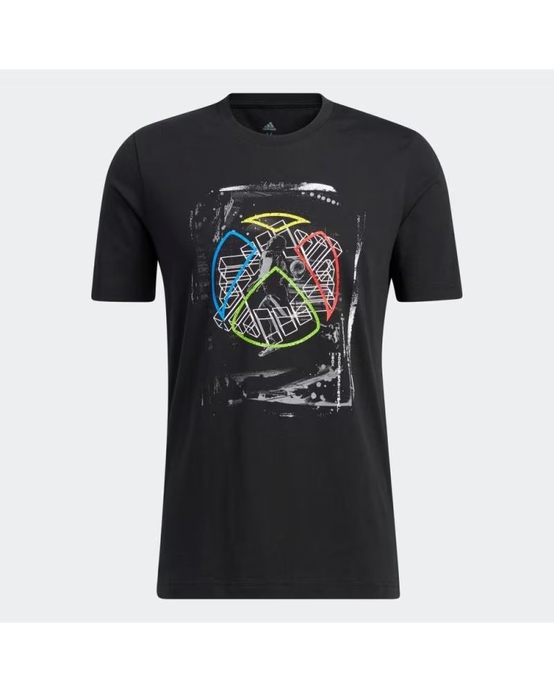 ADIDAS CAMISETA DE MANGA CORTA HE4904 EN NEGRO PARA HOMBRE