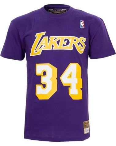 MITCHELL NESS CAMISETA DE MANGA CORTA BNN3CW19045-LALPURP96SON EN MORADO P